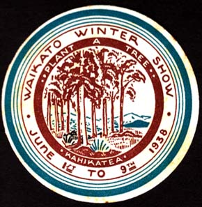 1938 Waikato Winter Show Label