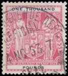 1931 1,000 Pounds Arms (top value)