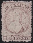 1873 1d Brown. Star Wmk. Unused.